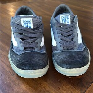 Vans Grey and White sneakers- size 8